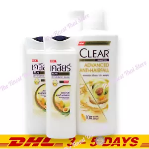 CLEAR Advanced Anti-Hair Fall Shampoo Scalp Care 400ml + Travel Size 145ml x 2 - Picture 1 of 2