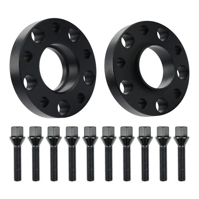 2Pcs 25mm 5x120 Hub Centric Wheel Spacers 12x1.5 For BMW E36 E46 323i 325i M3 M5 - Image 1 of 4