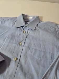 Vintage Gitman Bros TTX Pinpoint Oxford Hemd Herren 17,5 34 Blau Button Down USA - Bild 1 von 13