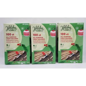 Holiday Living Kunststoff Schindel Dachrinnenclips Weihnachtsbeleuchtung 100 Stück Menge 3  - Bild 1 von 3