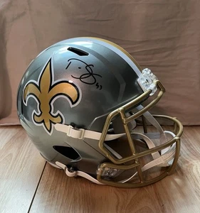 Darren Sproles Saints Flash Full-Size Replica Helmet Beckett Authenticated RARE - Picture 1 of 5