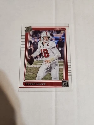 2023 Panini Chronicles DP - Clearly Donruss Rated Rookie Tanner McKee - Image 1 of 2