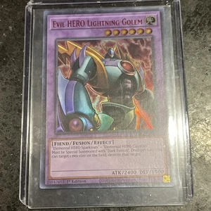 Evil HERO Lightning Golem (Red) LDS3-DE028 Legendary Duelists: Season 3 1st... - Bild 1 von 3