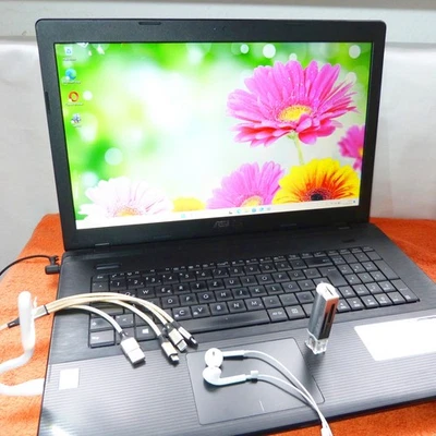 Asus X75 POWER l 17 Zoll IceCOOL l SSD Windows 11 Pro l SRS SOUND I 12GB RAM NEU - Bild 1 von 4