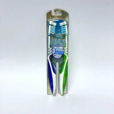 Cepillo de dientes Aquafresh Max-Active Flex cuello mediano 36, 2 quilates | Nuevo en paquete | De colección 2005 Foto 1 de 4