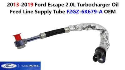 2013-2019 Ford Escape 2,0 л турбокомпрессор линия подачи масла трубка питания F2GZ-6K679-A - Изображение 1 из 4