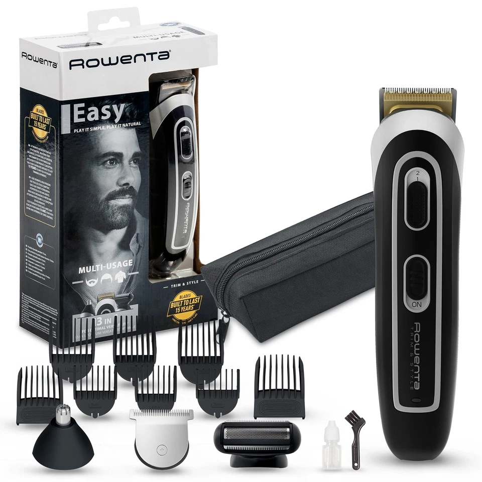 Tagliacapelli Professionale Rowenta Rasoio Elettrico Regolabarba taglia capelli - Immagine 1 di 1