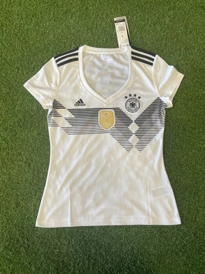adidas Germany Women’s Home Jersey 2018/19 Medium (Defective) - White - Image 1 of 4
