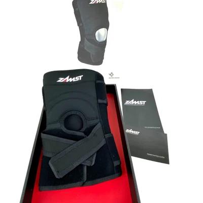 Zamst ZK 7 Knee Stabilizer Medium Black Kneecap Injury Prevention 4 Way Support - Image 1 of 4