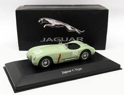 Atlas Editions 1/43 Scale Model Car 4 641 107 - Jaguar C-Type - Green - Image 1 of 3