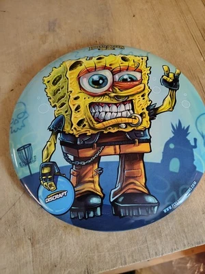 Discradt Full Color Buzzz SpongeBob Grungebob Signed By Brian Allen - Image 1 of 4