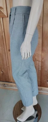 Pantalones de carrera forrados EXPRESS hasta el tobillo dobladillo tiro alto talla 4R ~ elegantes cepillados  Foto 1 de 4