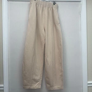 Pantalones deportivos para mujer AGOLDE S beige años 90 pierna ancha con lazos - Imagen 1 de 12