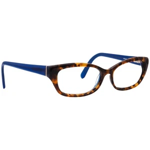 Kate Spade Eyeglasses Catalina 0FN8 Brown Havana/Blue Cat Eye Frame 51[]14 135 - Picture 1 of 6