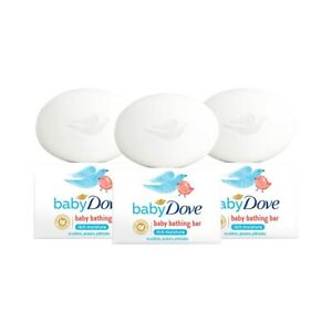 Baby Dove Rich Moisture Bathing Bar 75 g (Combo Pack of 3) Gentle Soap for Baby'