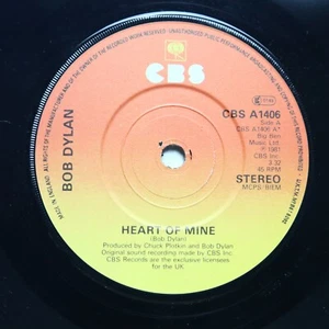 BOB DYLAN - HEART OF MINE / LET IT BE ME - ROCK 45 *UK IMPORT* - Picture 1 of 2