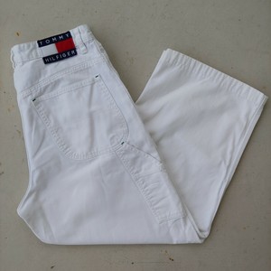 tommy white jeans