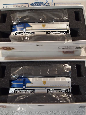 BROADWAY LIMITED 7744+7745 H.O. BLW RF16A+A "SHARK NOSE" PAIR  DELAWARE & HUDSON - Image 1 of 4