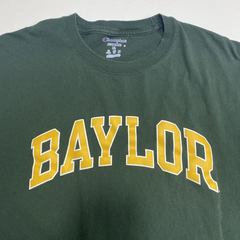 Champion Mens Baylor University Bears NCAA College Short Sleeve T-Shirt Size XL Cover