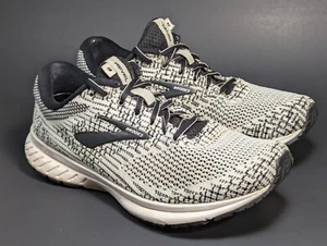 Brooks Revel 3 Running Shoes Sneakers Women's Size 9.5 Black White Knit - Picture 1 of 22