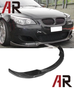 Fit BMW E60 M5 2004-2010 HG Style Carbon Fiber Front Bumper Add on Lip - Picture 1 of 2