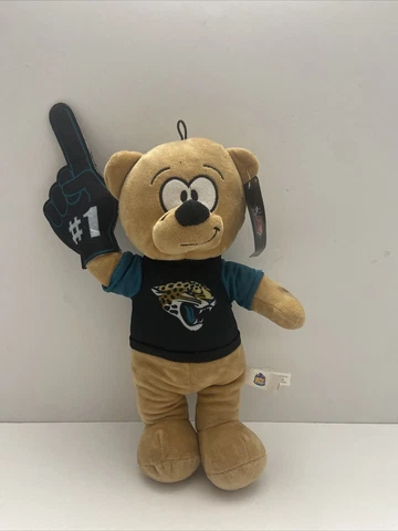 Good Stuff Jacksonville Jaguars NFL Bear Plush with Tag. 15” Cover