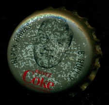 1964-65 COCA-COLA COKE HOCKEY BOTTLE CAP W/ CORK Bobby Hull CHICAGO BLACK HAWKS