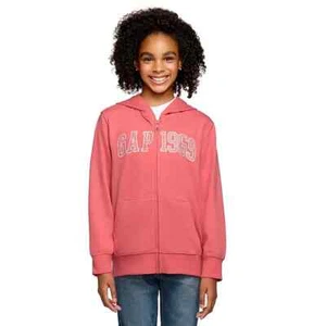 Gap Kids Full Zip French Terry Jacket Size XS 4-5 Pink - Picture 1 of 6