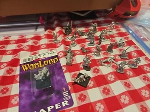 Lot of 24 Warn lord miniatures pewter with one new still in package - Picture 1 of 6