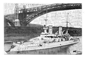  German Navy Pre- WW I RPPC of S.M.S.Kaiser Karl der Grosse Ship - Bild 1 von 2