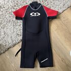 twf kids wetsuit Age 3-4 Size 1 Excellent Condition Fast Shipping Hi Viz Red