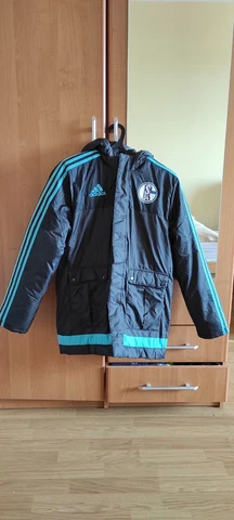 Adidas Schalke 04 Gelsenkirchen football soccer jacket men XS/S Cover