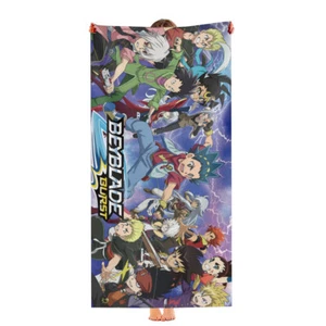 Beyblade Beach Towel Quick Drying Microfiber 30"x60" Birthday Gift for Kids - Picture 1 of 6