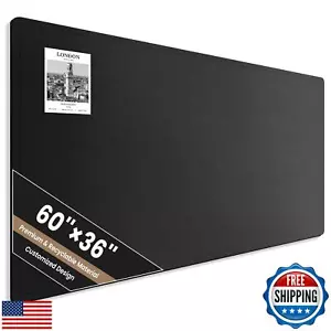 Large Bulletin Board, 60 X 36 Inches Felt Cork Board with 40 Pushpins, Foldab - Picture 1 of 5