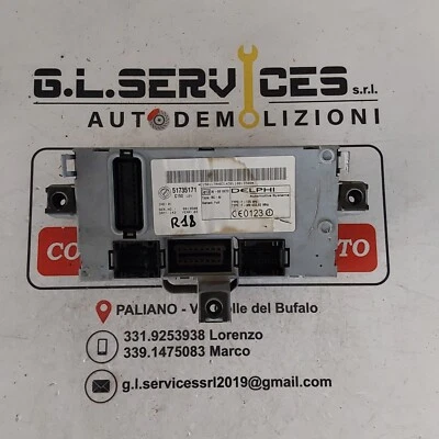 CENTRALINA MODULO UNITA BODY COMPUTER BCM SCATOLA PORTA FUSIBILI FIAT PUNTO - Immagine 1 di 4
