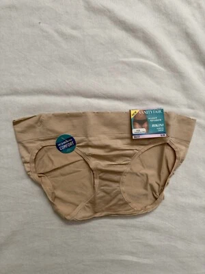 NOVA Calcinha de Biquíni Vanity Fair Sem Aperto Sem Costura 1 Par Média 18217 - Imagem 1 de 4