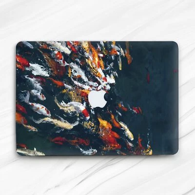 Koi Fish Oil Painting Japanese Art Hard Case For Macbook Air 13 Pro 16 13 14 15 - Image 1 of 4