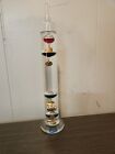 Galileo Liquid Thermometer Handblown Glass 11 Inches Koch Made In Germany