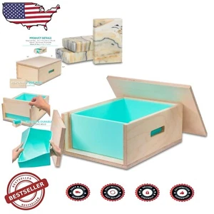 160 oz Extra Large Soap Mold with Removable Side Wall – Perfect for Soap Making - Picture 1 of 8