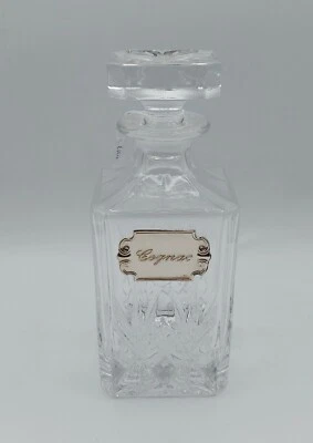 Bottiglia CRISTALLO e ARGENTO per Cognac   - Immagine 1 di 4