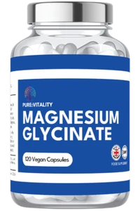 Pure Vitality: 1500mg Magnesiumglycinat | Vegane Kapseln - Bild 1 von 3