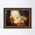 Framed Canvas Wall Art Giclee Print Coricus And Calier By Jean Honore Fragonard