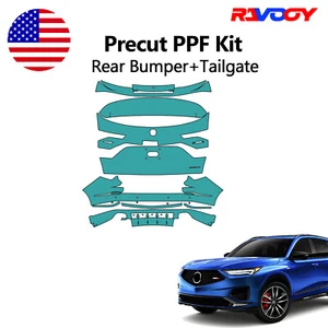 For Acura MDX Type-S 2022-2025 Rear Bumper+Tailgate Paint Protection Film PPF - Picture 1 of 8