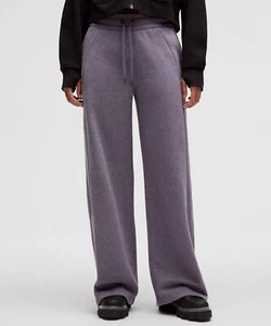 Lululemon Scuba Mid-Rise Wide Leg Pant  Heathered Nightfall Size XXXS - Picture 1 of 4