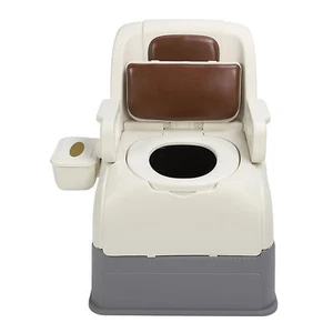 Bedside Commode Chair Strong Load Capacity Anti Slip Soft Padded Triple Seal DTS - Picture 1 of 24