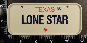 1990 Post Cereal TEXAS Metal Mini License Plate (m90p0043) - Picture 1 of 2