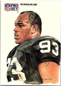 Greg Townsend 1991 Pro Set #418 Los Angeles Raiders - Picture 1 of 2