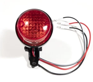 Mini Rücklicht Custom 12V Schwarz Rot Universal Retro Chopper Bobber Harley ECE - Picture 1 of 3