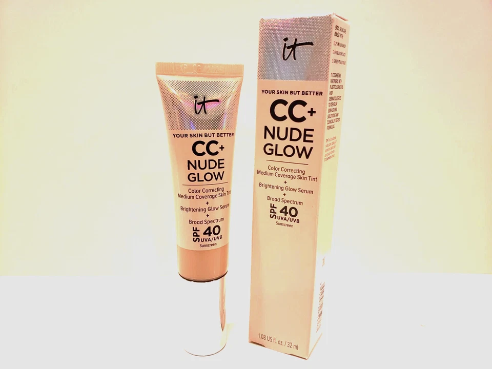 It Cosmetics~Your Skin But Better CC+Nude Glow SPF40 Foundation MED TAN 5/26 NEW - Image 1 of 1