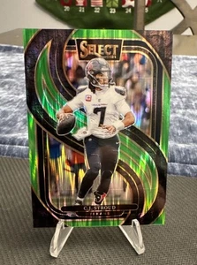 Panini Select 2024 - Premier Level C.J. Amortiguador Stroud #128 verde neón Prizm/499 - Imagen 1 de 2